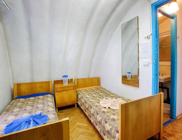 Домик 2-местный 1-комнатный Эконом ("Бочка") - Пансионат «Солнечный» Холодная речка