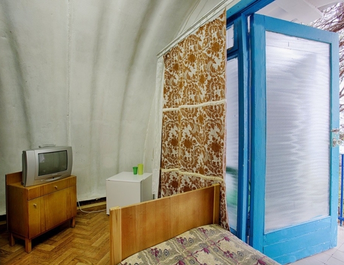 Домик 2-местный 1-комнатный Эконом ("Бочка") - Пансионат «Солнечный» Холодная речка