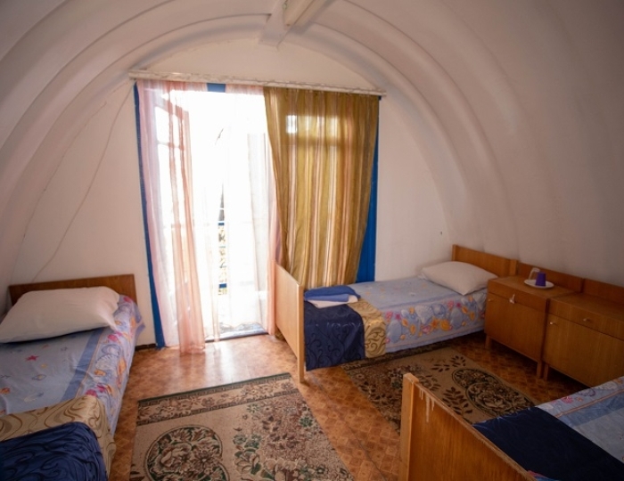 Домик 3-местный 1-комнатный номер Эконом ("Бочка") - Пансионат «Солнечный» Холодная речка