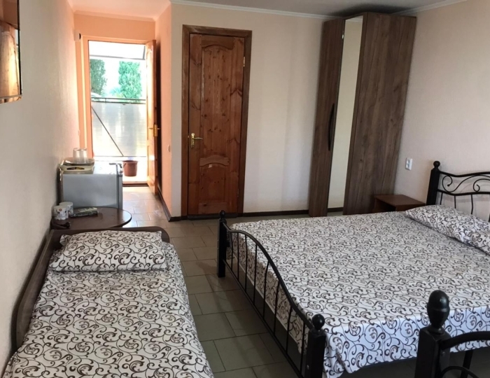 Стандарт 4-местный 1-комнатный с/б в корпусе на территории - Пансионат «Солнечный» Холодная речка